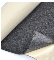 2 5mm self-adhesive felt flannel with adhesive backing felt cloth car subwoofer speaker cloth sticker box shell cloth 1 meter price