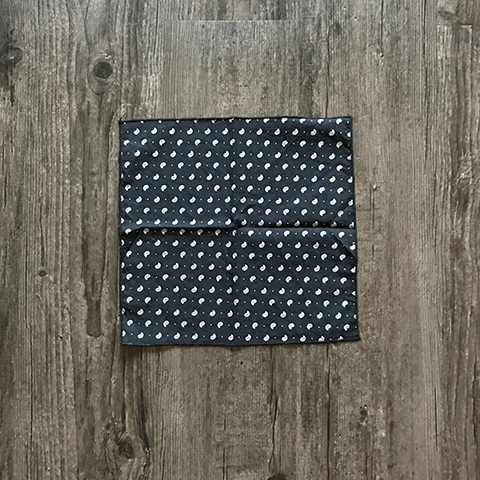 Spot Engineered Garments American Black Polo Dot Cashew Pocket Towels
