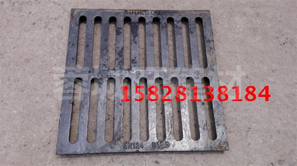 500X500x30 Load-bearing 5 tons ductile iron rainwater ditch cover underground garage gutter sewer grate