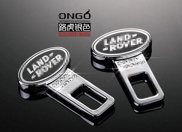 路虎揽胜极光发现3/4 神行者2 双面带钻汽车安全钥匙卡扣消音插扣