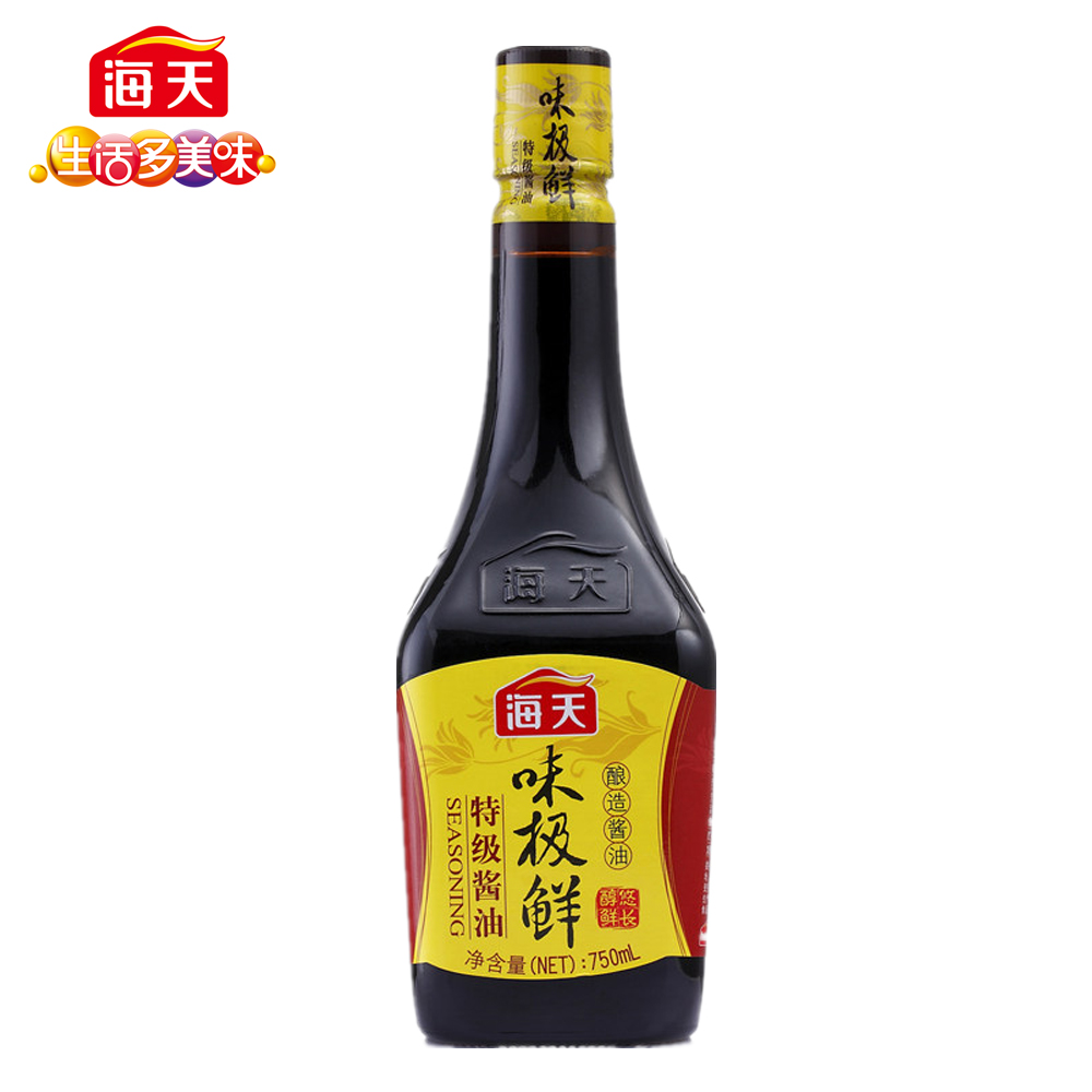 【天猫超市】海天味极鲜750ml 调味料 非转基因 酿造生抽