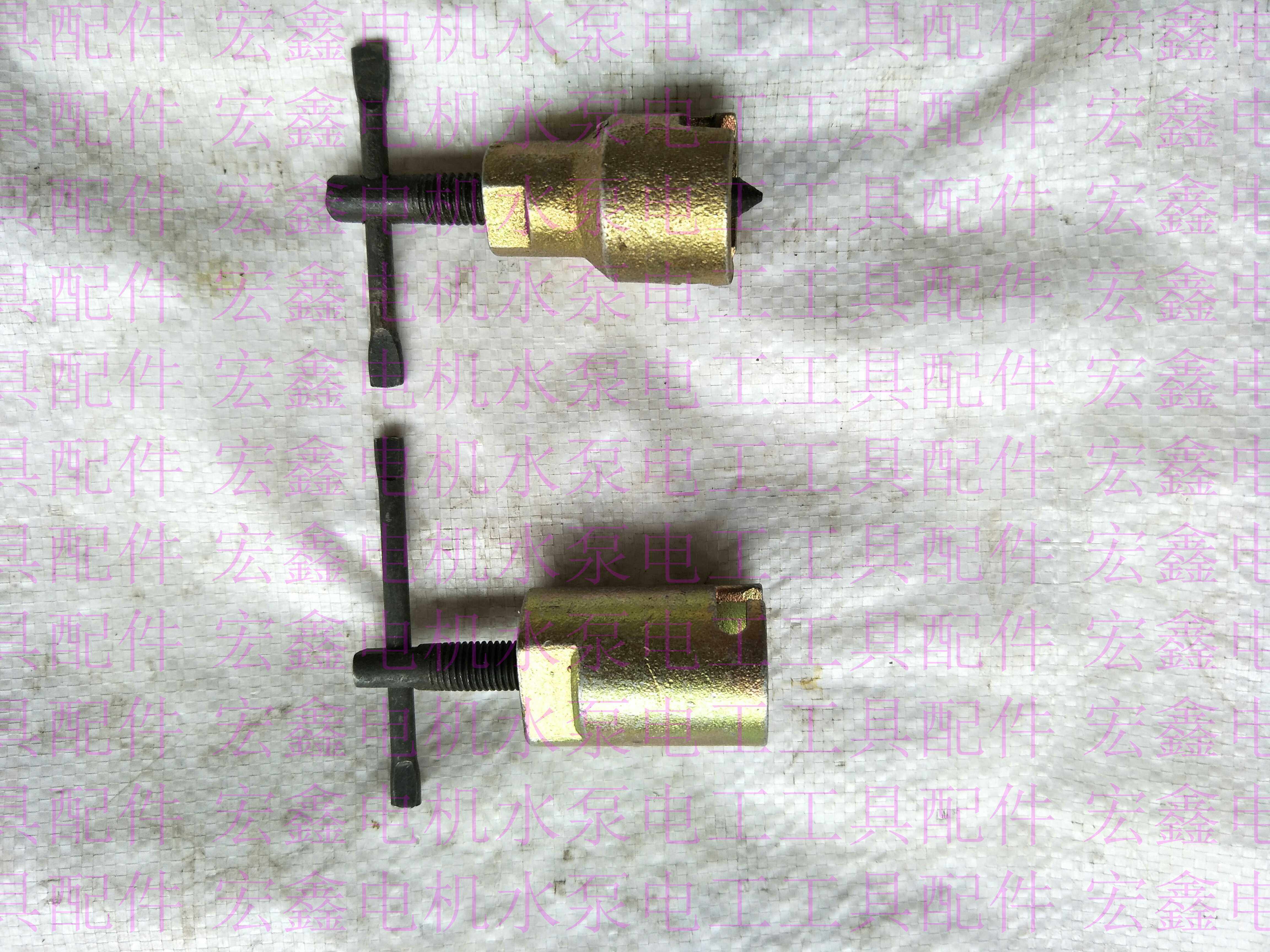 铜叶轮起拔器 拔轮器拉马自吸水泵 叶轮拉马 水泵铜叶子拉马