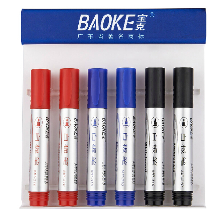 Puck MP-310 white board pen erasable white board pen can add ink white board pen easy to erase Xi'an Exament Office 