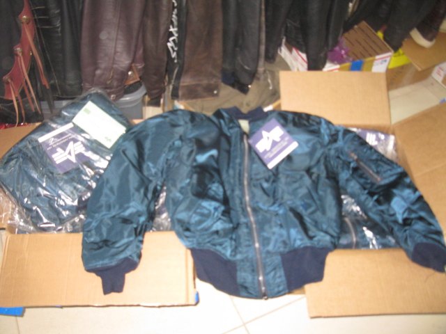 Mild fruit USAF MA1 jacket blue short Mild fruit made M fake one penalty three