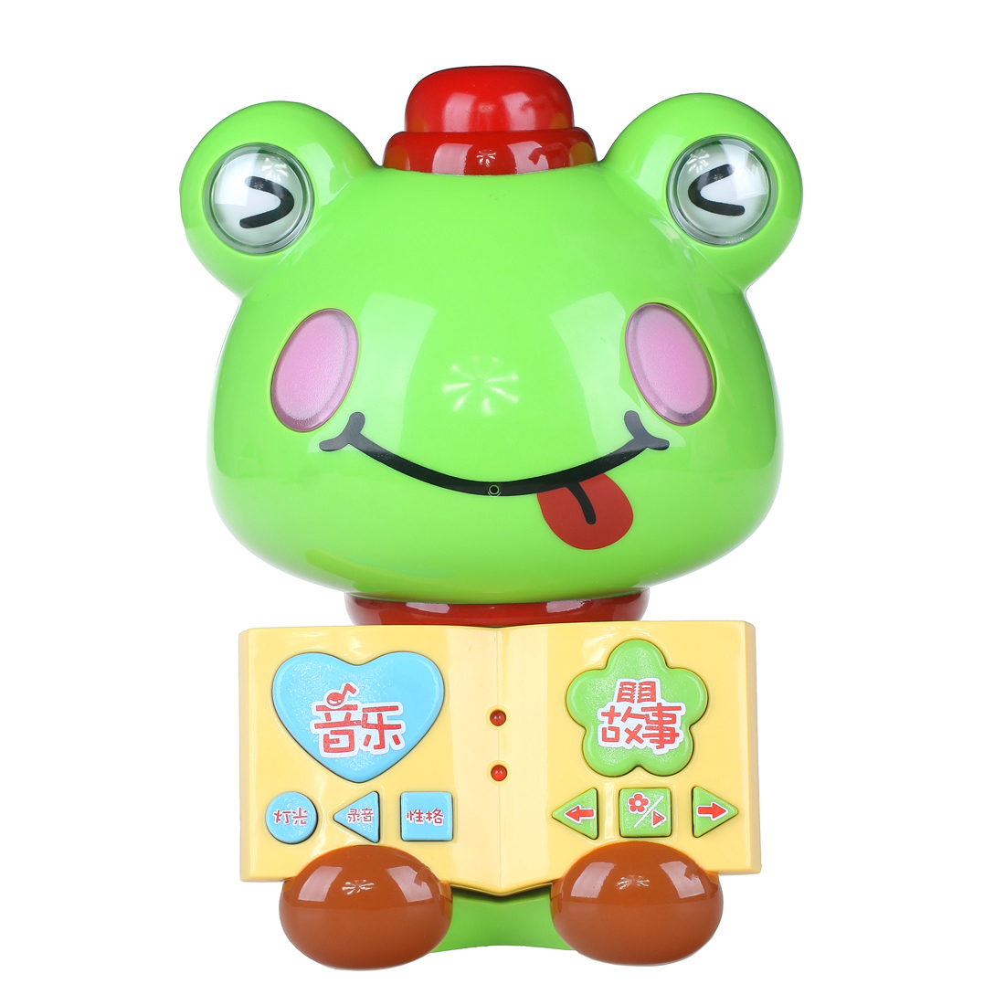 玛力玩具青蛙故事机婴幼儿早教机故事机儿童音乐玩具MP3可充电