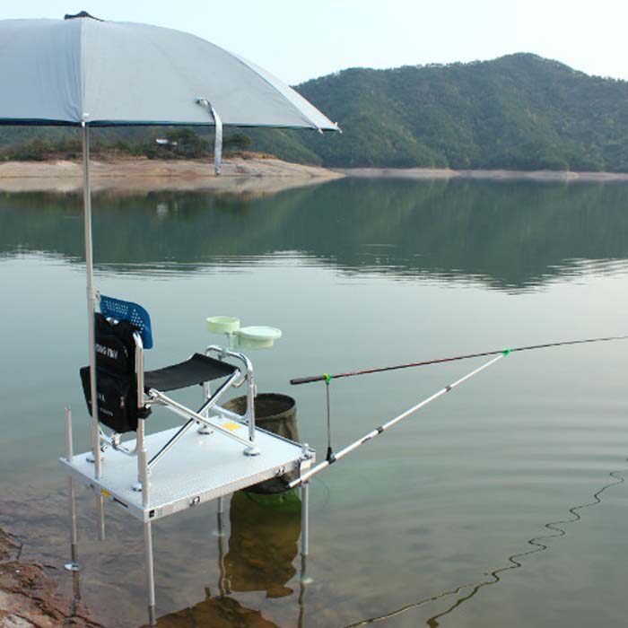 Hongyun new aluminum alloy fishing chair fishing chair multi-function stool can be lifted and folded portable chair fishing