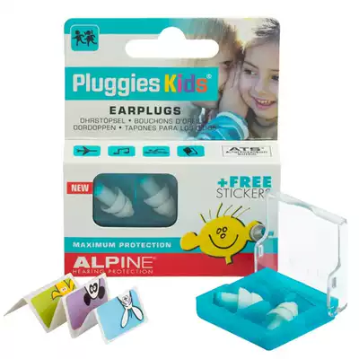 Netherlands Alpine Children's children's earplugs Anti-noise Sleep Sleep Aircraft earplugs Swimming waterproof earplugs