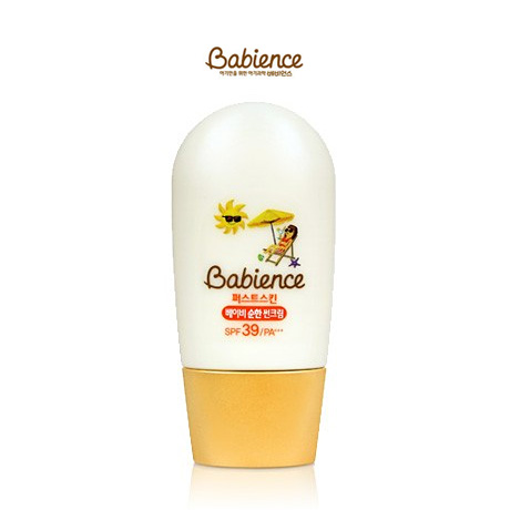 Babience 婴幼儿天然防晒霜儿童防晒乳液润肤露宝宝全身防晒 60ml