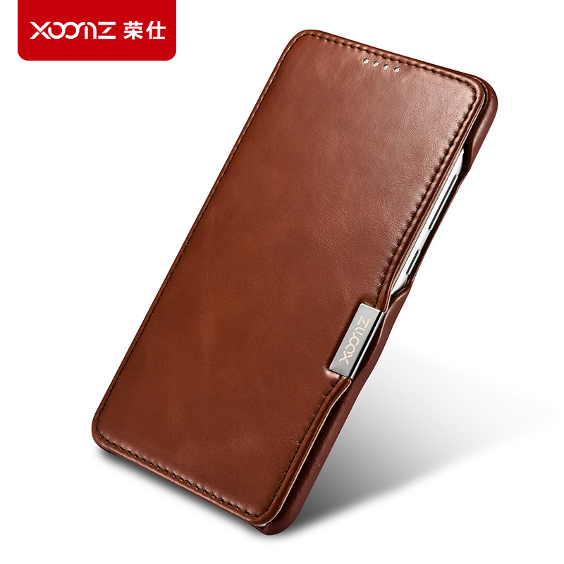 iCarer Vintage Series Side Open Handmade Genuine Cowhide Leather Case Cover for Huawei Mate 9