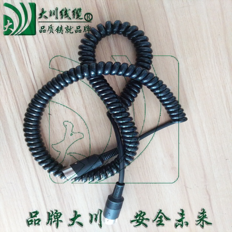 Large D head spring line PU6 pin 5 pin 8 pin large D spring line