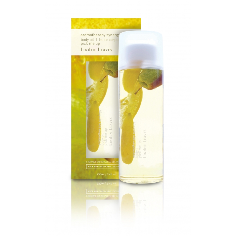 New Zealand Direct Mail Linden Leaves Linden Leaves Citrus Lemon Emollient Massage Body Oil 250ml