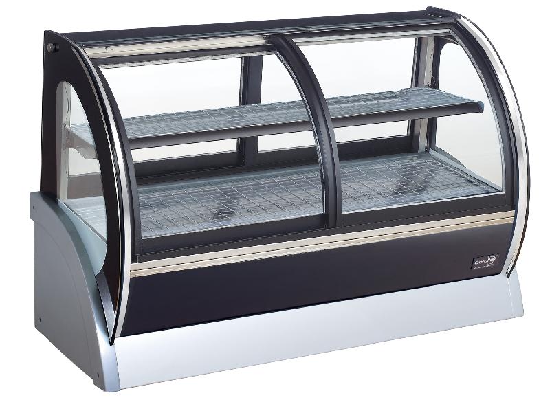 Meiko H - S550ABF desktop front and rear open door heat cake cabinet 1 5 m desktop heat - made bread display cabinet