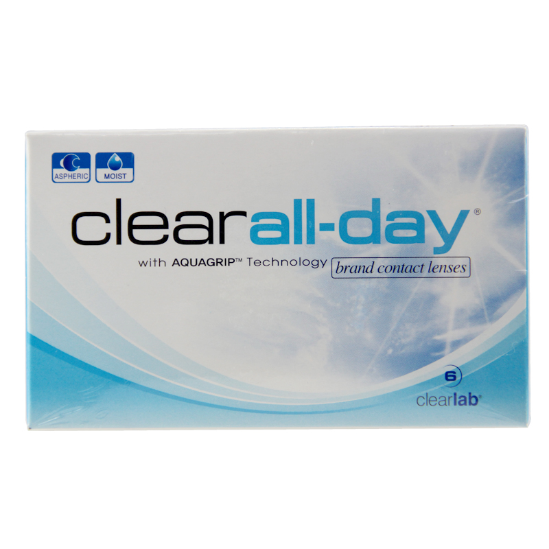 可丽博ClearaII-day隐形眼镜近视月抛6片装保湿水润