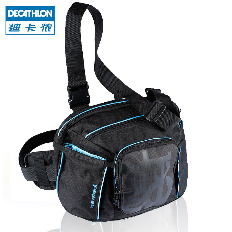 迪卡侬 男女腰包多功能休闲包运动腰包单肩包户外斜挎小包NEWFEEL