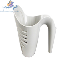 American Pioneer Pet special durable plastic wide vertical storage cat toilet cat litter shovel gray blue