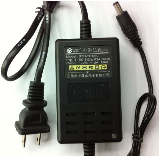 STD - 2013S Dongguan small ear indoor power supply STD2013S monitoring dedicated 12V2A foot safety