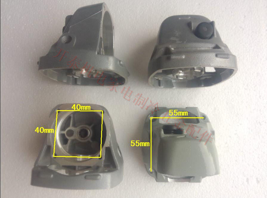 Fit 6-100 mill aluminum head shell GWS6-100 corner to grinding machine front shell 6600 aluminum head shell front handpiece seat