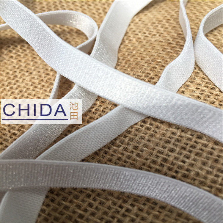 1CM wide underwear with elastic band elastic polyester fiber elastic band underwear shoulder strap non-slip shoulder strap environmental protection quality
