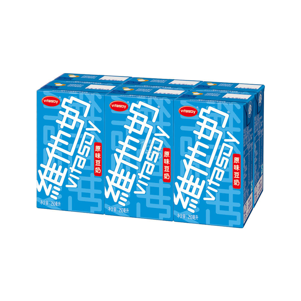 Vitasoy维他奶原味豆奶 250mlX6原味维他奶 新老包装随机发货