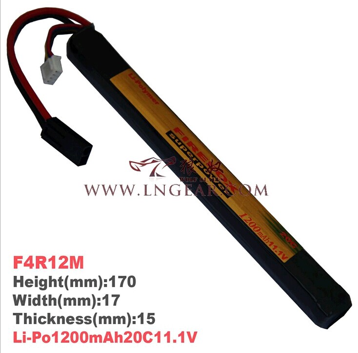 Firefox Firefox 1200mAh MAnn 11 1v 20C Bar Ship Die Power Lithium Battery