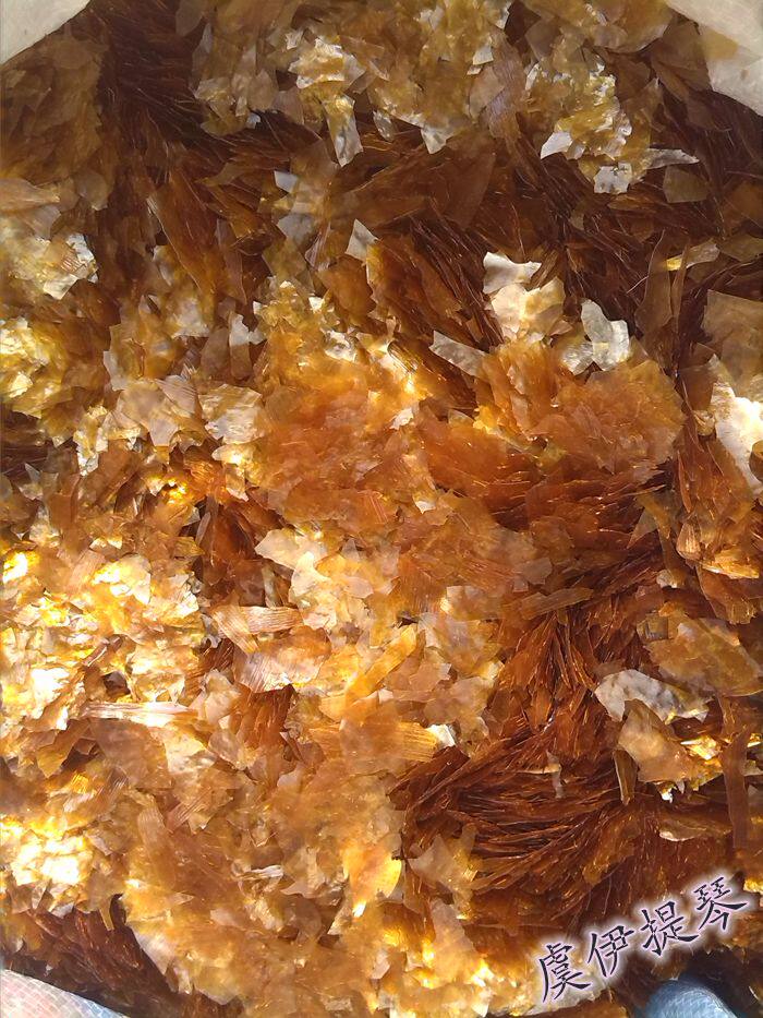 Imported yellow worm rubber sheet 500g cello instrument Alcohol lacquer raw material good use with alcohol is extremely easy to soak