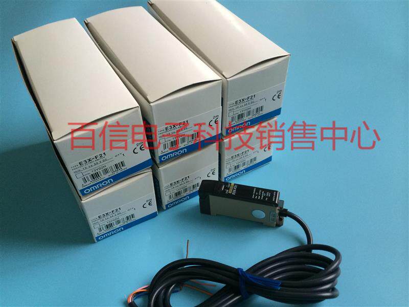 Omron originally installed Japanese photoelectric sensor high-speed fiber amplifier E3X-F21 E3X-F51