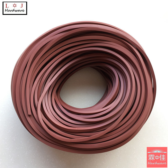 European Solid Wood Furniture Leather Strips Wooden Door Glass Sealing Strips Anti-Collision Strips Thermoplastic Rubber Strips Square Quarter Circle