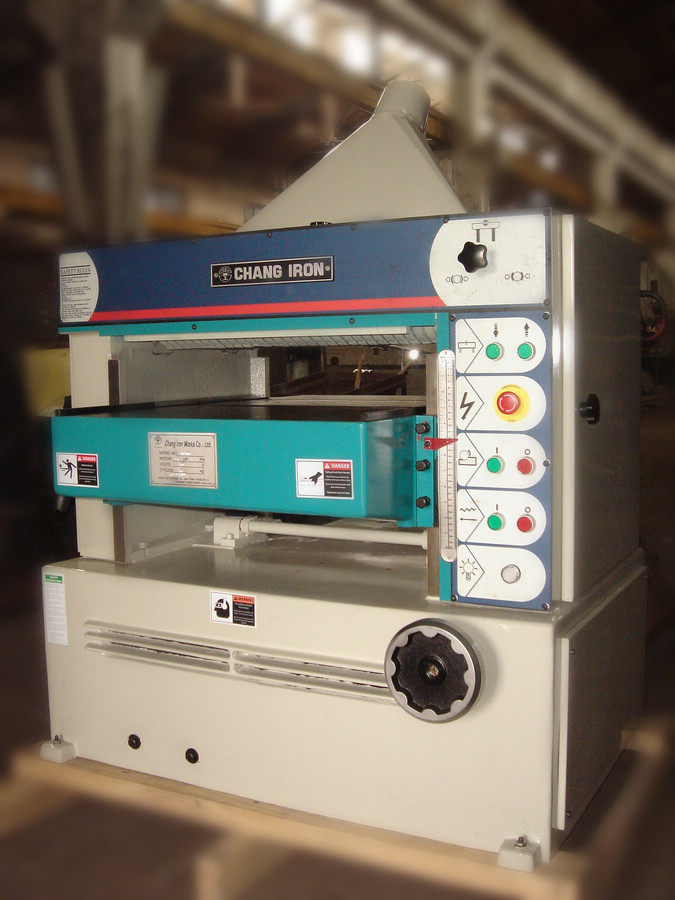 (arts and crafts) Taiwan Zhangiron CM-508 609 Heavy industrial woodworking pressure planing sheet steel Zhanglaborers automatic planing