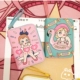 Hàn Quốc ulzzang dễ thương in phim hoạt hình pu túi tiền xu thẻ sinh viên mềm em gái dây kéo ví mini coin