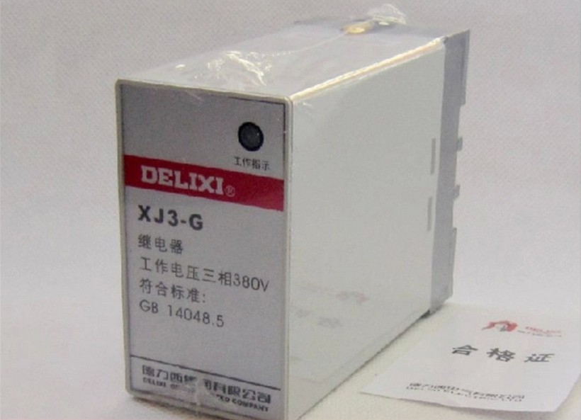 Delixi XJ3-G phase-breaker and phase sequence protection relay phaseless three-phase unbalance protector