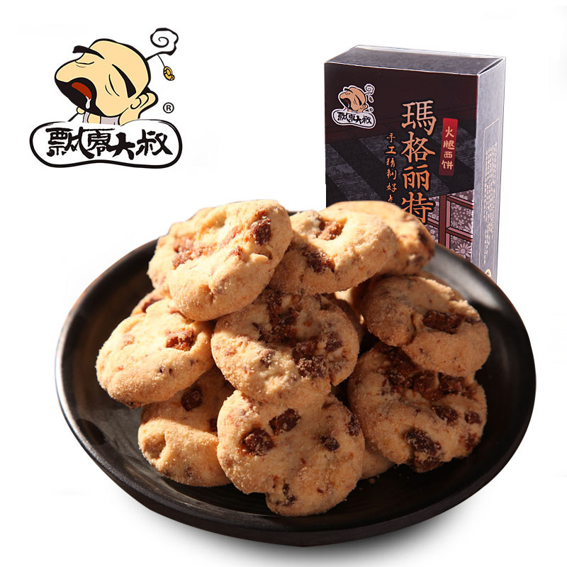 【天猫超市】飘零大叔玛格丽特新品火腿西饼108g曲奇饼干零食点心