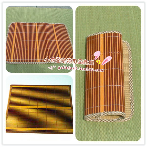 Summer dog cool mat bamboo mat grass mat mattress cat pet cool mat kennel cat litter cool bite-resistant cool mat