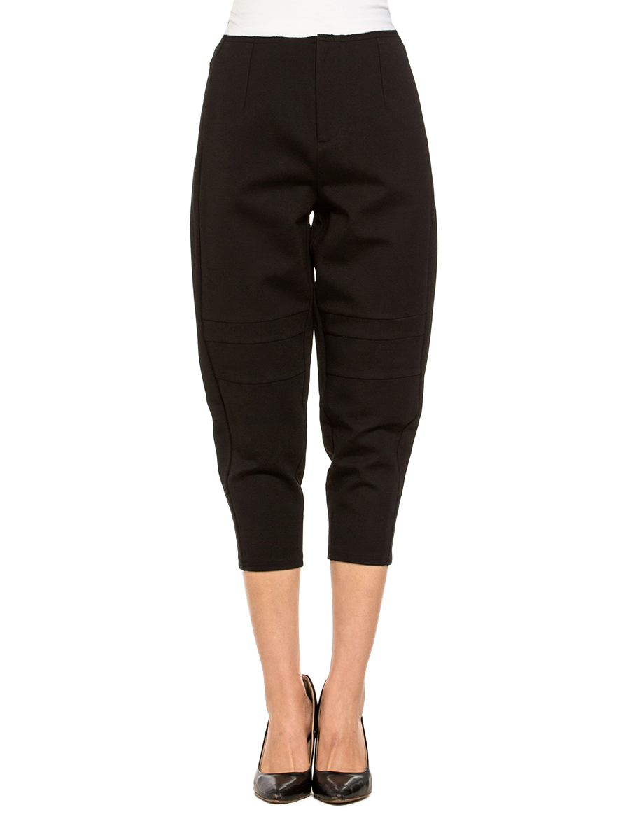 ALLLLLLLBRIGHT 黑色简约七分哈伦裤