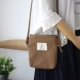 Túi nhỏ nữ Messenger túi nguyên bản mới hoang dã Nhật Bản và Hàn Quốc của túi nhỏ sinh viên đơn giản vải bạt chéo