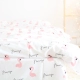 Flamingo bút viết ins nhiệt đới gió mùa hè lanh bông twill chăn gối mảnh duy nhất của custom-made đơn hoặc kép - Khăn trải giường thảm lông trải giường ngủ Khăn trải giường