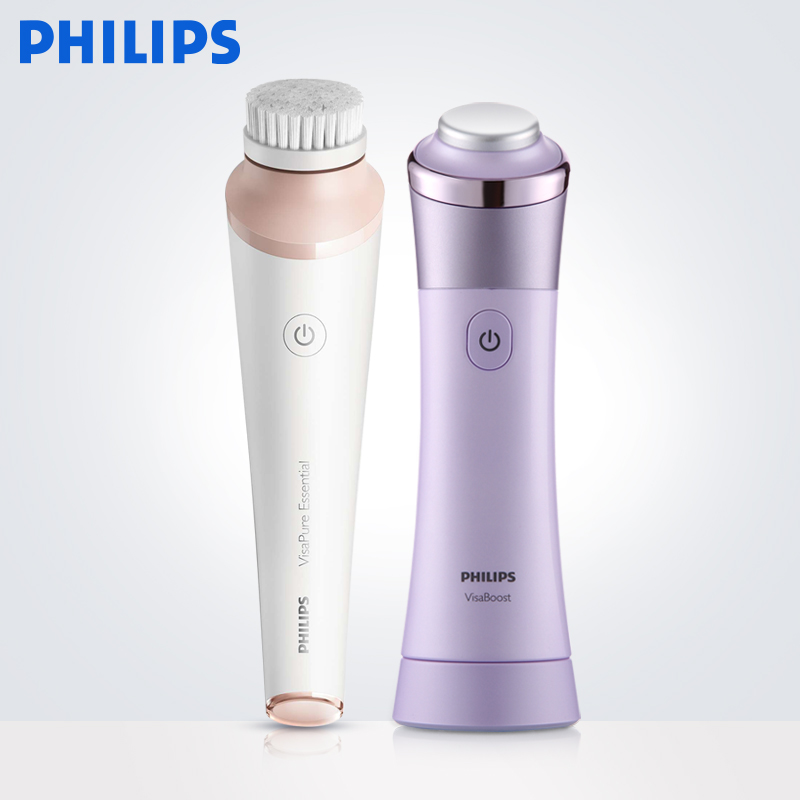 Philips/飞利浦美肤套组 洗脸套装 洁面仪 深层导入仪 电子美容仪