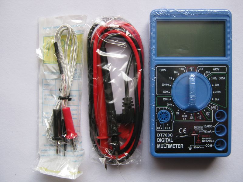Low-cost sale of digital universal meter DT700C can measure temperature, complete function, large screen