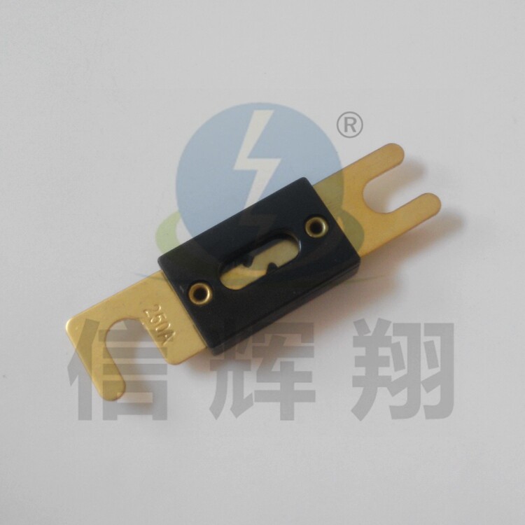 Bolt-type car fuse fork bolted large flat plug-in car fuse 250A 32V