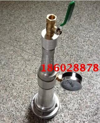 Fire hydrant DC pressure test pressure test fire water gun*with pressure relief valve gun head*Chengdu fire equipment