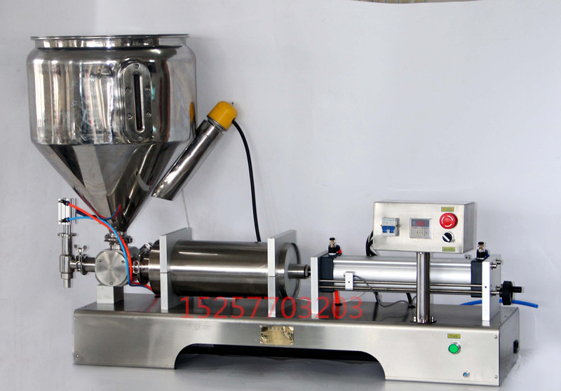 Full seal ring 1000 ml heating filling machine Insulation material filling machine Paste filling machine