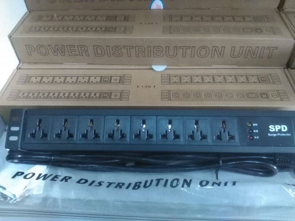 Tank King PDU lightning filter socket cabinet special power distributor eight-position 8-hole 16a1.5U row plug BX
