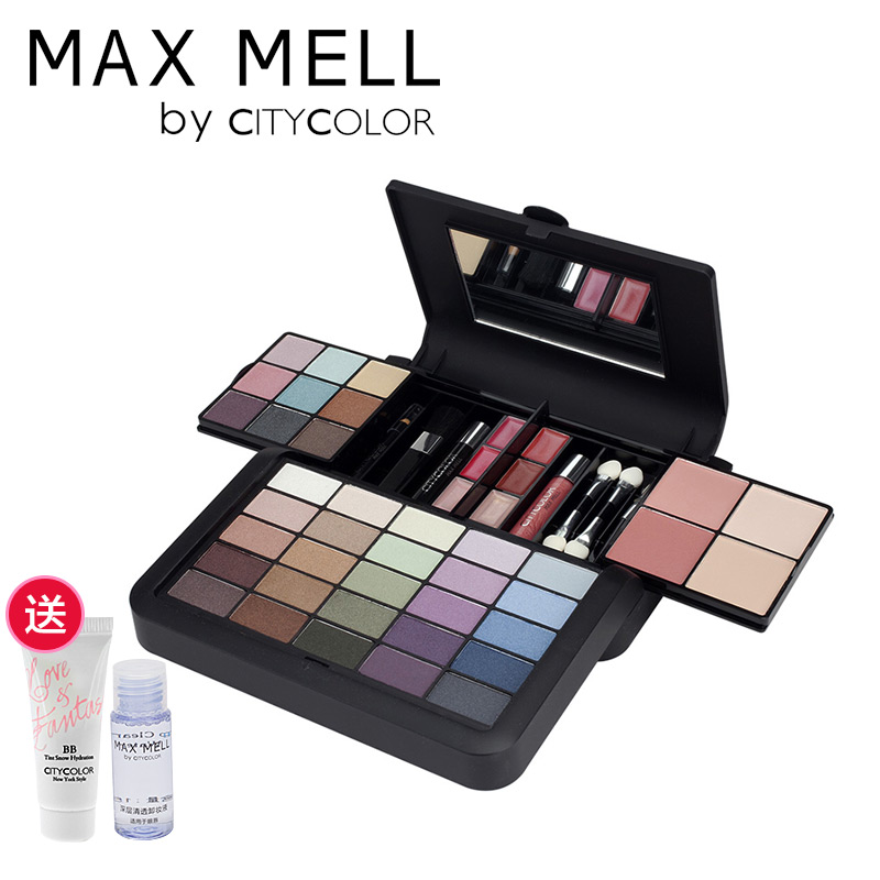 city color 百变46色彩妆盘 眼影腮红唇彩睫毛膏彩妆组合套装正品