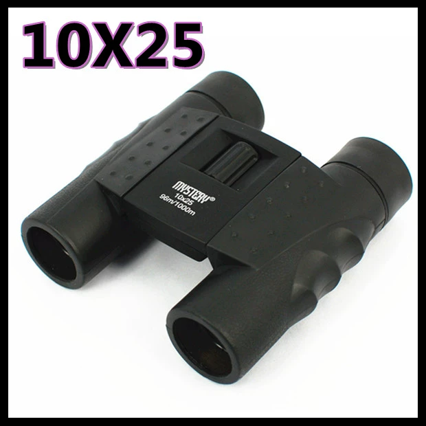 Ống nhòm nhỏ 10X25 bí ẩn (đen, xanh và vàng) JD006 10X25 - Kính viễn vọng / Kính / Kính ngoài trời