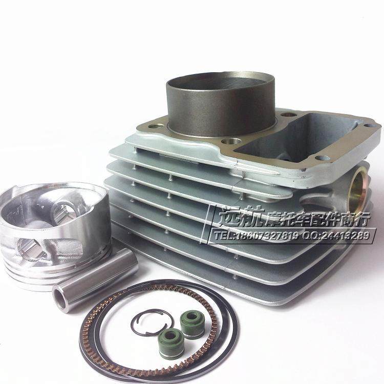 Adapted silver steel motorcycle YG150-2-F silver tiger arrow Longshan land king 150 countries three sets of cylinder cylinder body piston rings