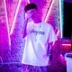 Hip hop tay ngắn nam quốc triều nửa tay áo mới 2018 áo thun đường phố quần áo khiêu vũ nam phiên bản Hàn Quốc lỏng lẻo đôi tay áo ngắn