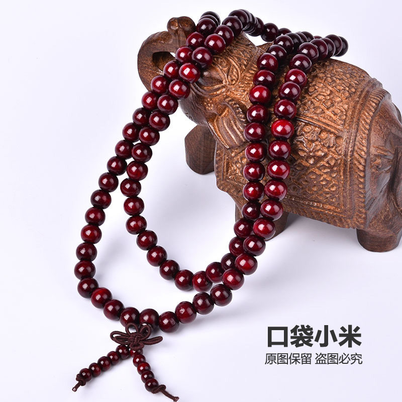 Little monk Buddha Pearl Thai scent sandalwood candle children 108 trans - beads children