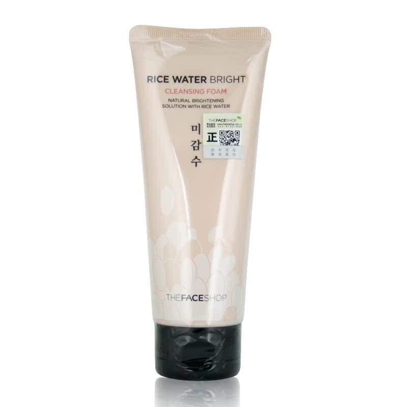 The Face Shop/菲诗小铺 大米洗面奶洁面乳 女 保湿补水 深层清洁
