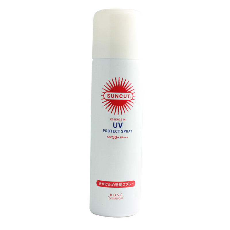 日本 Kose高丝Suncut防晒喷雾 SPF50 90g 防晒隔离 保湿补水