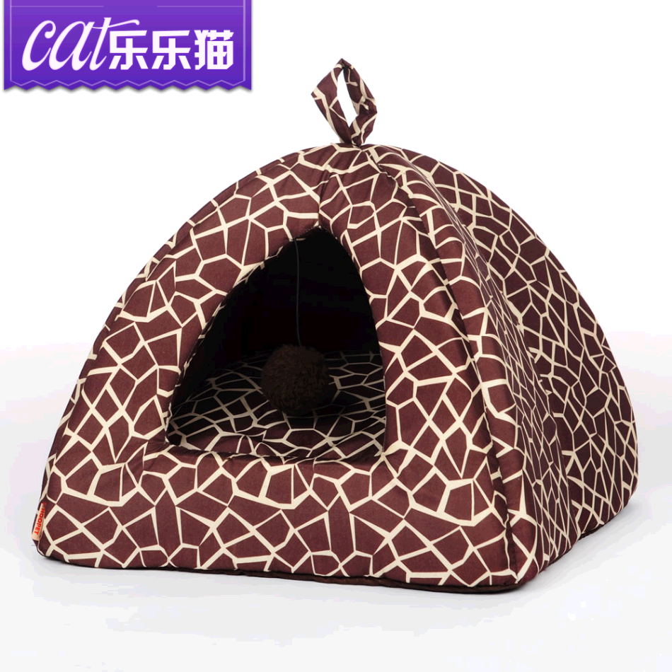 猫窝春夏猫帐篷宠物房宠物猫屋床猫蒙古包宠物窝 猫咪房子 猫睡袋