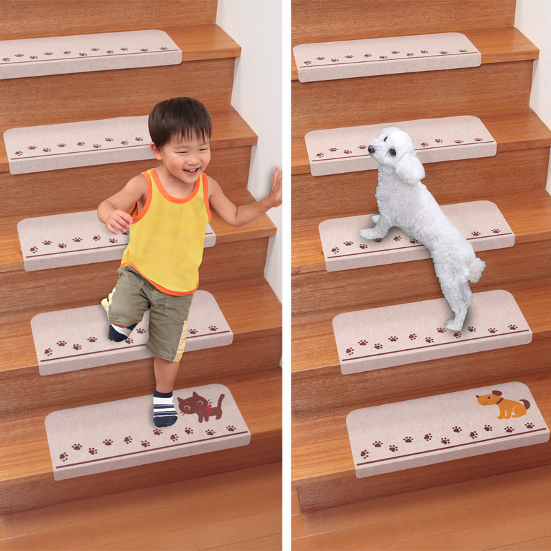 Japan imported indoor stair mat Stepping mat Non-slip mat Household carpet Glue-free self-adhesive mat European floor mat